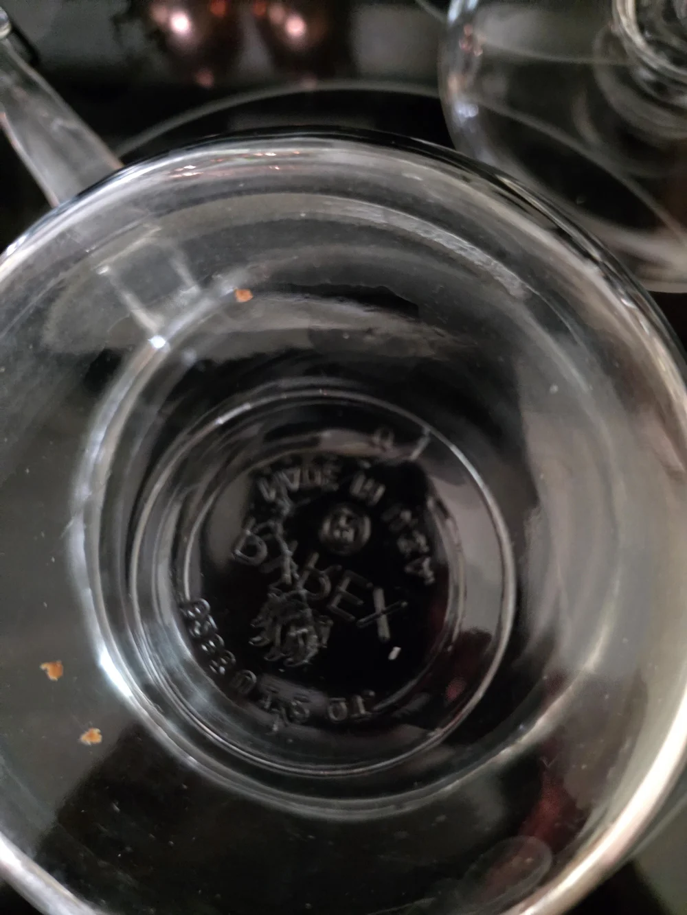 Pyrex Clear Glass Saucepan Set with Silver Metal Bands